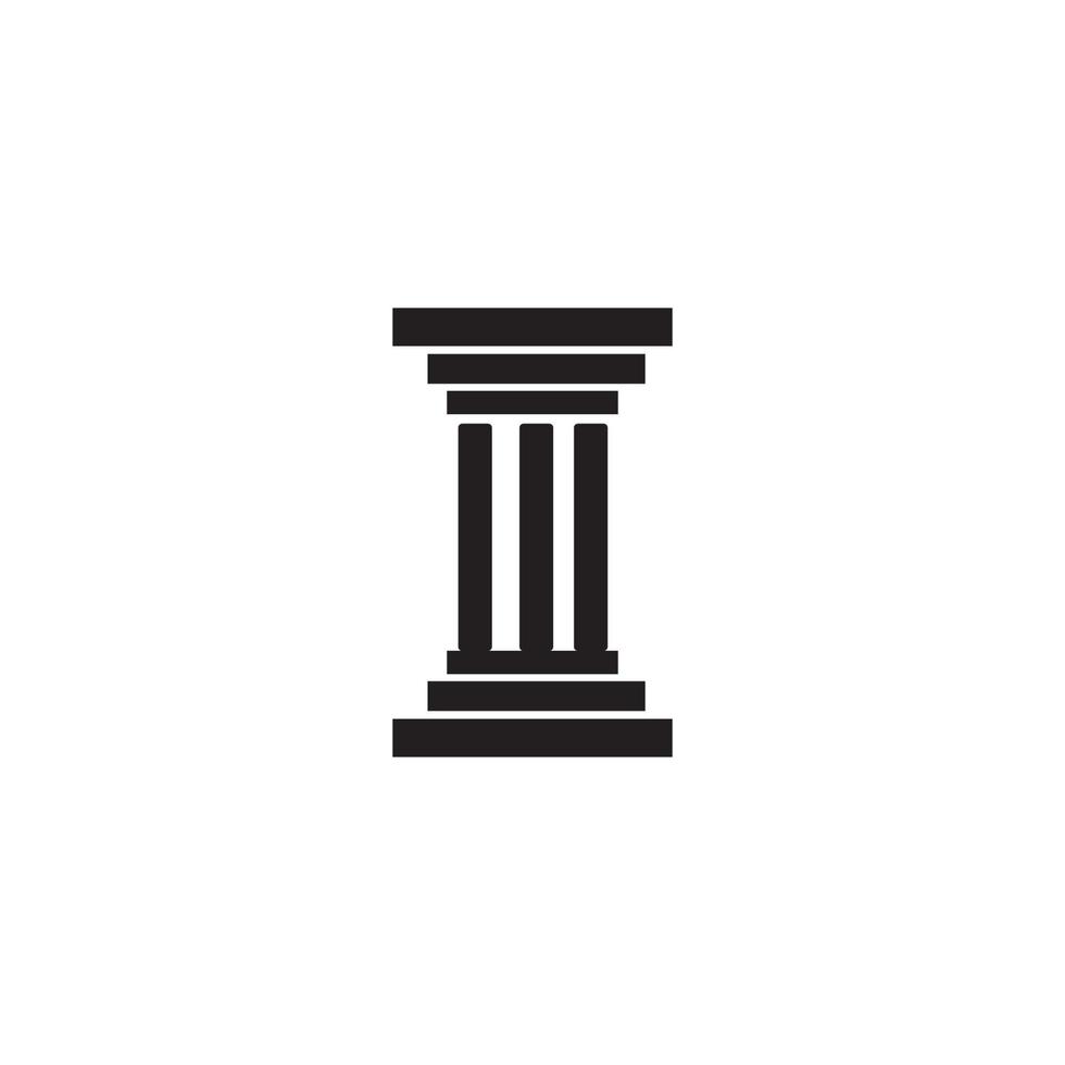ilustración de diseño de plantilla de vector de logotipo de columna