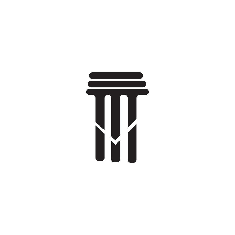 column Logo vector Template design illustration