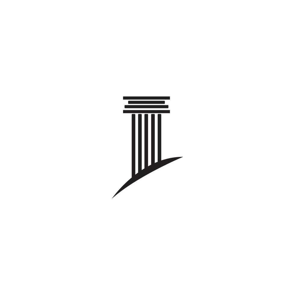 ilustración de diseño de plantilla de vector de logotipo de columna