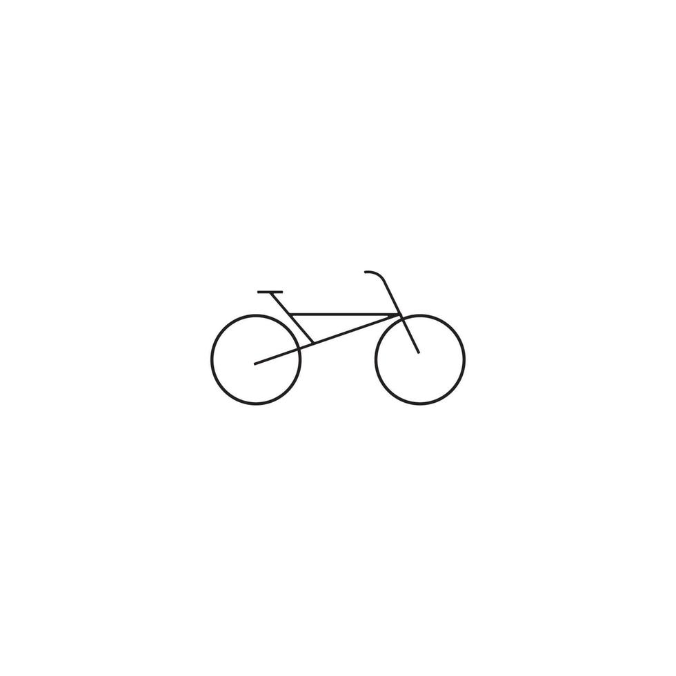 Bike icon logo vector