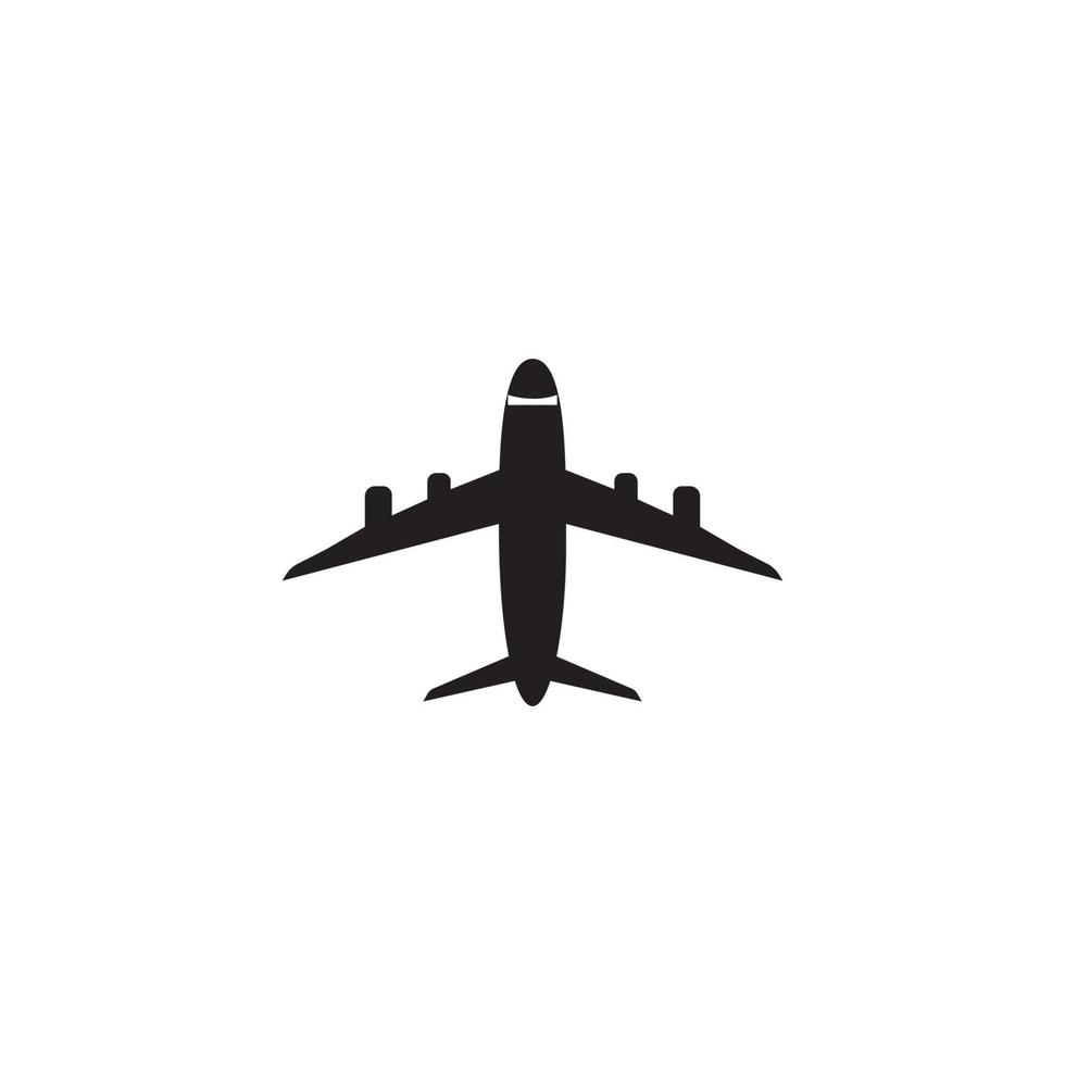 Airplane icon logo, vector design