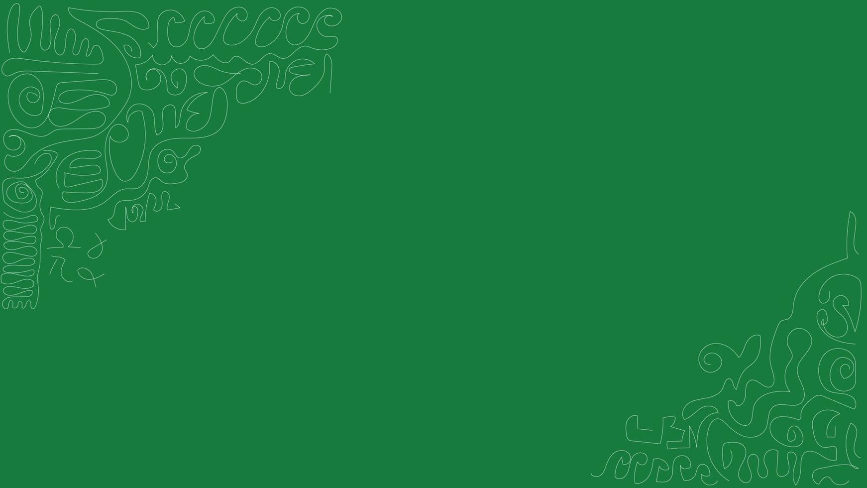 fondo moderno con elementos de líneas abstractas y formas dinámicas. ilustración vectorial plantilla para diseño e ideas creativas. fondo verde vector