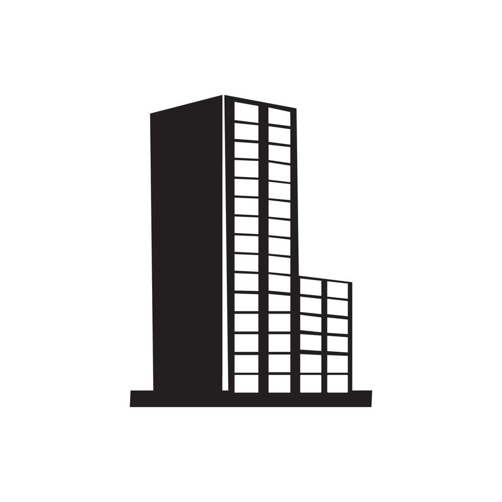 Building icon logo, vector design