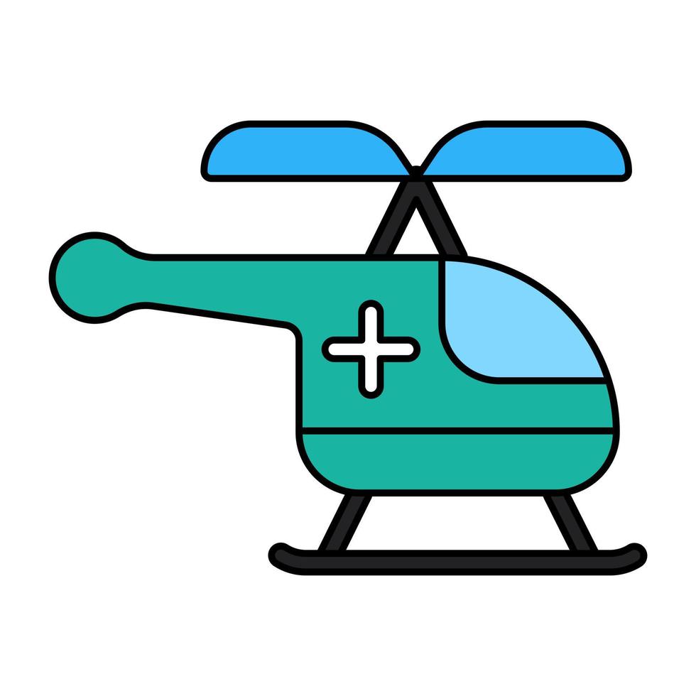 Perfect design icon of air ambulance vector