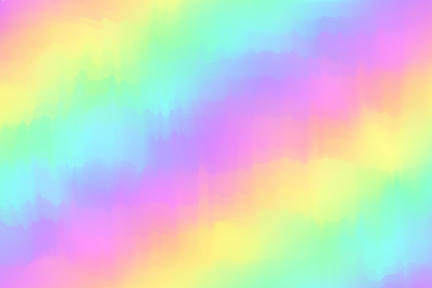 fondo de acuarela del arco iris. telón de fondo abstracto holográfico degradado. fondo de pantalla de acuarela vibrante. ilustración vectorial vector