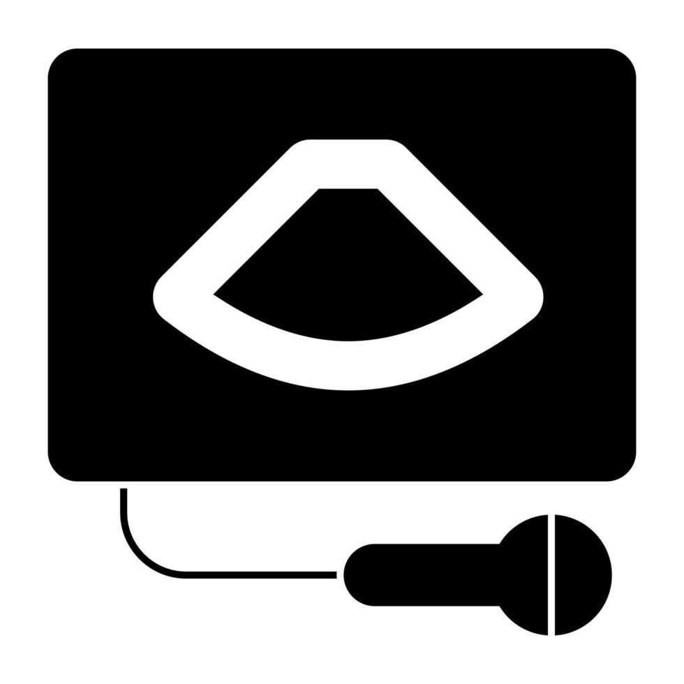Modern design icon of ultrasound vector