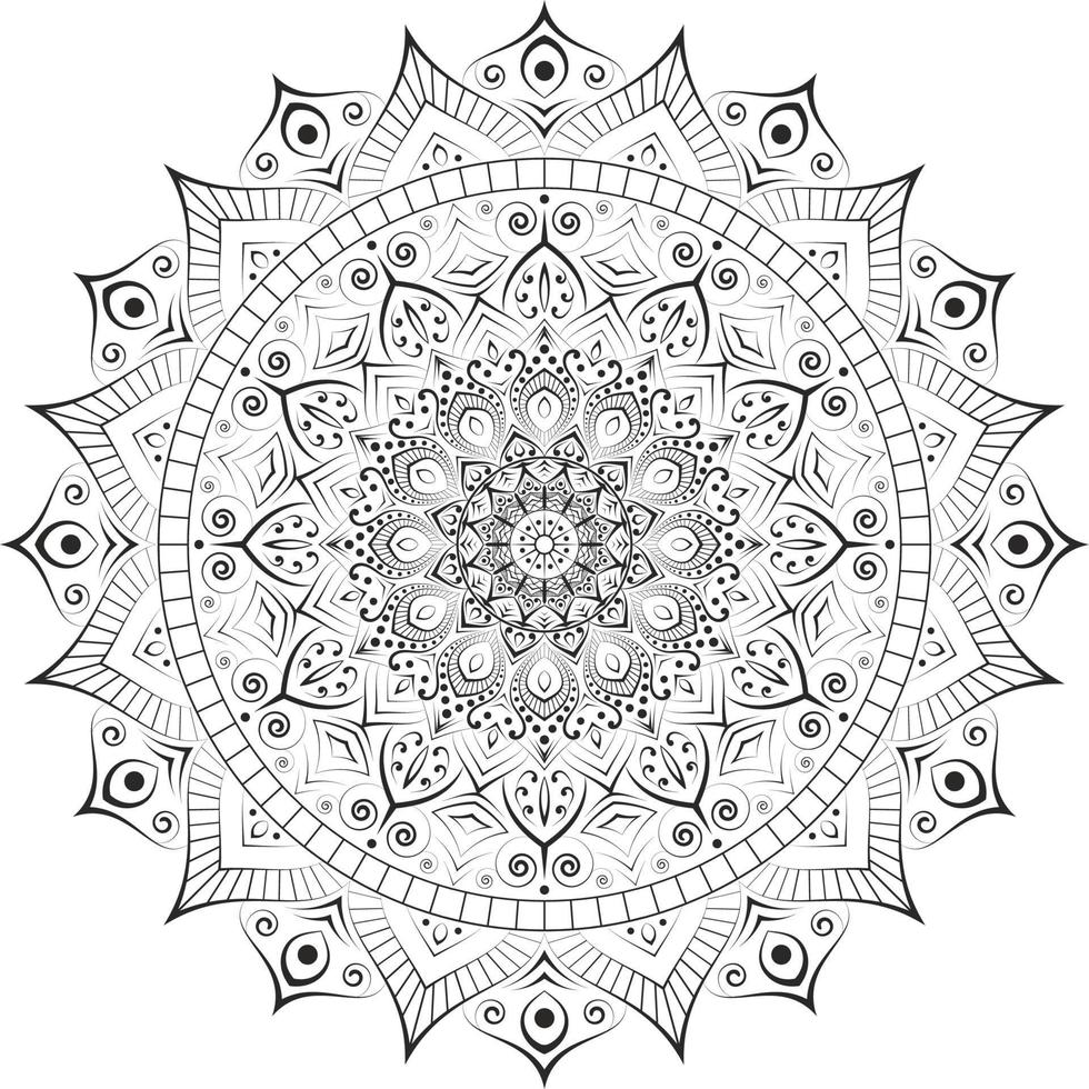 Creative Mandala Design vector