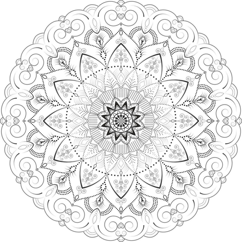 Creative Mandala Design vector