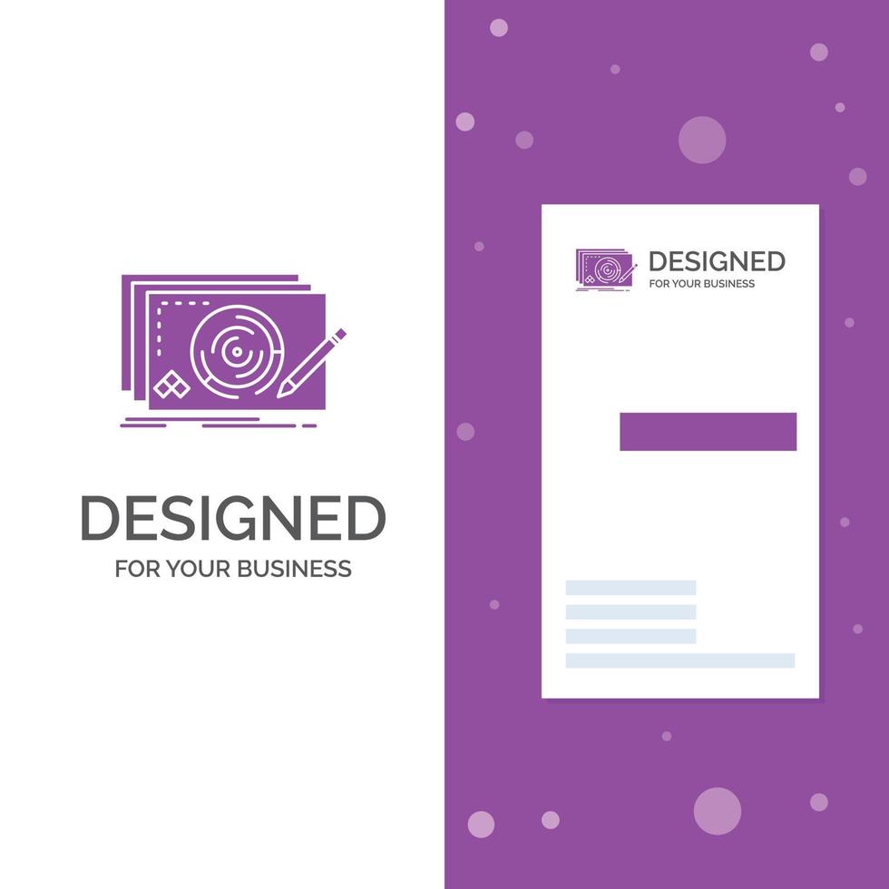 Business Logo for Level. design. new. complete. game. Vertical Purple Business .Visiting Card template. Creative background vector illustration