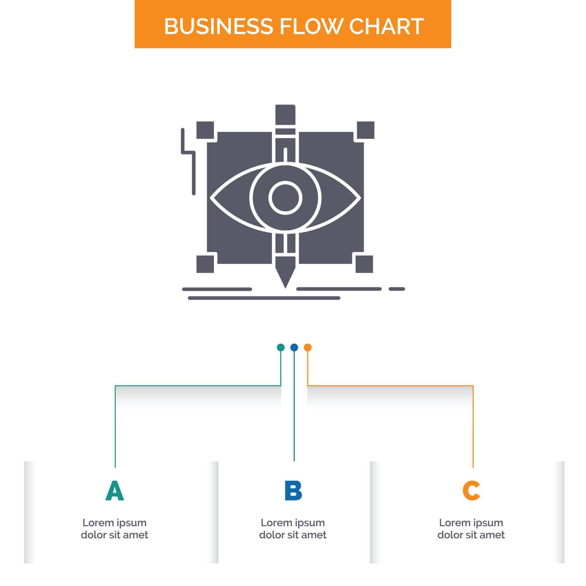 design. draft. sketch. sketching. visual Business Flow Chart Design