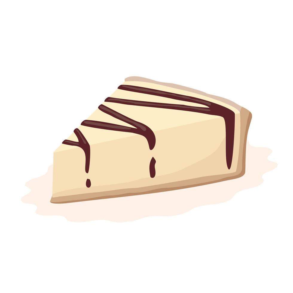 Cheesecake New York. vector