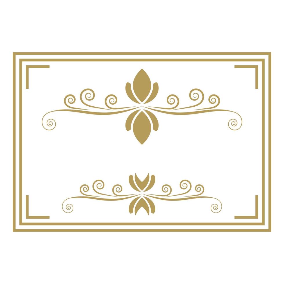 Flourishes Victorian Ornaments logo vector design