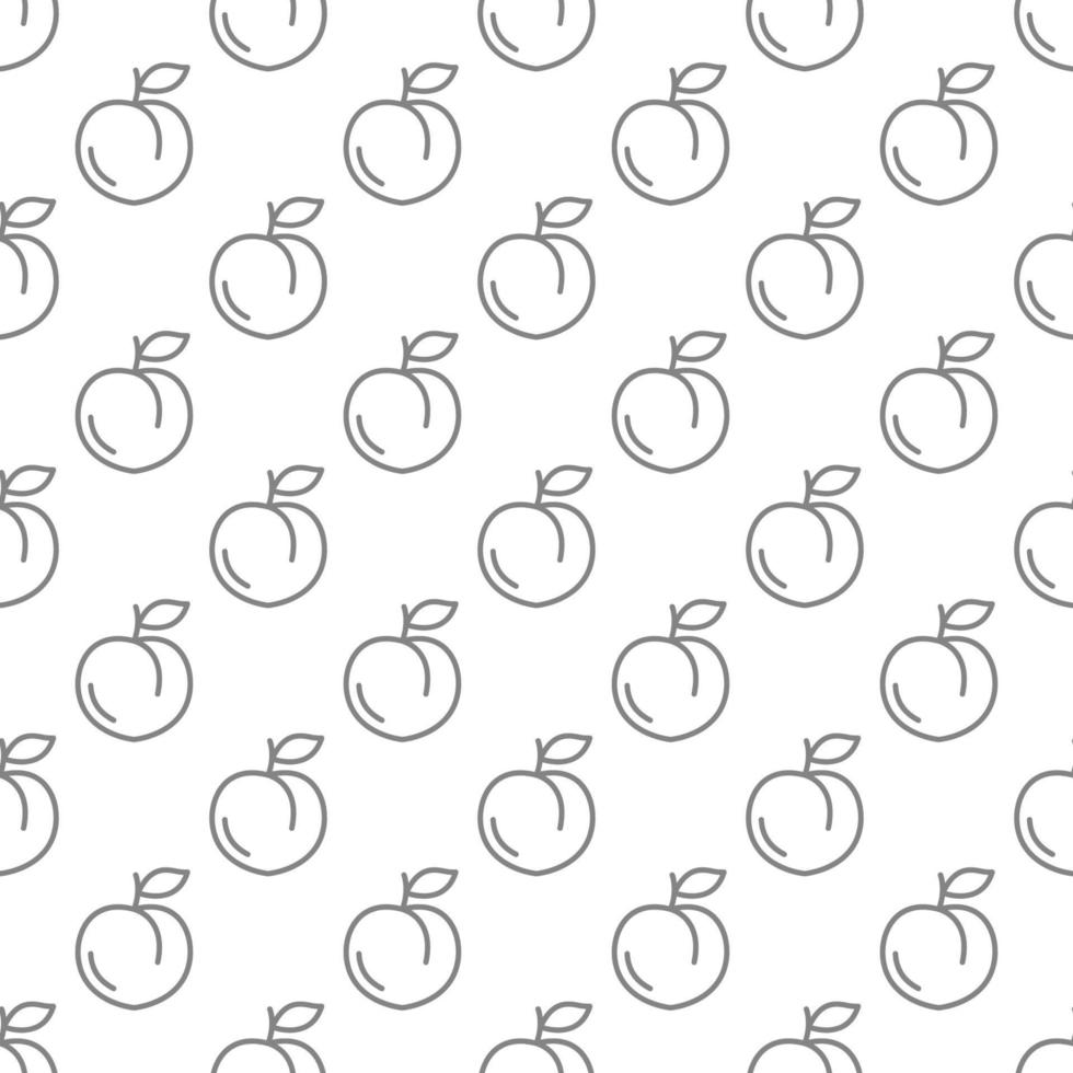 Peach seamless pattern background . vector