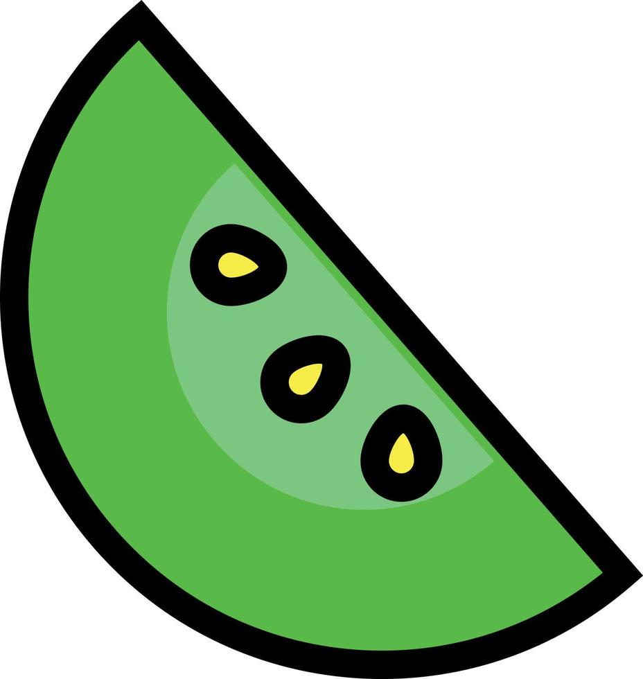 Fruit Apple in section vector simple icon.