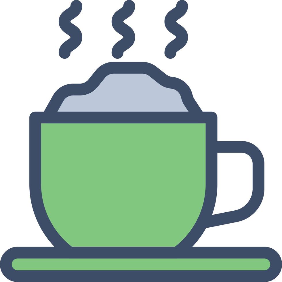 ilustración de vector de café en un fondo. símbolos de calidad premium. iconos vectoriales para concepto y diseño gráfico.