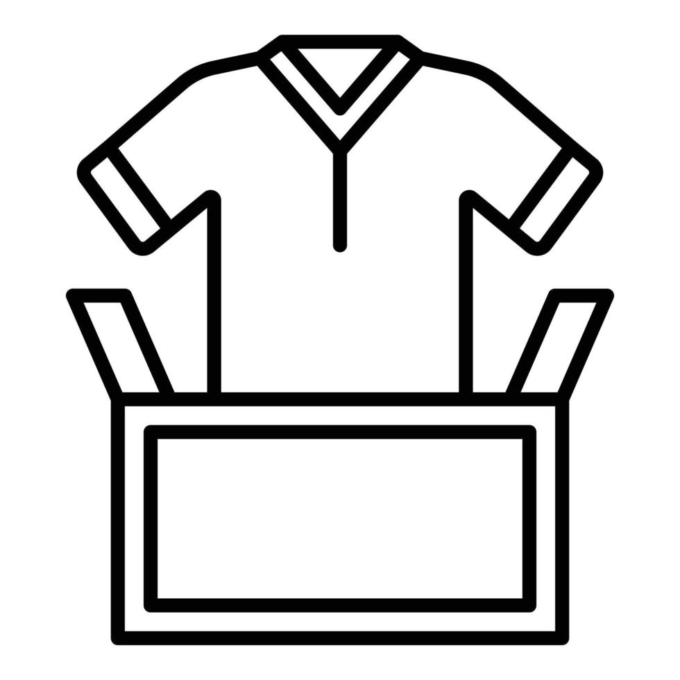 Clothes Donation Icon Style vector