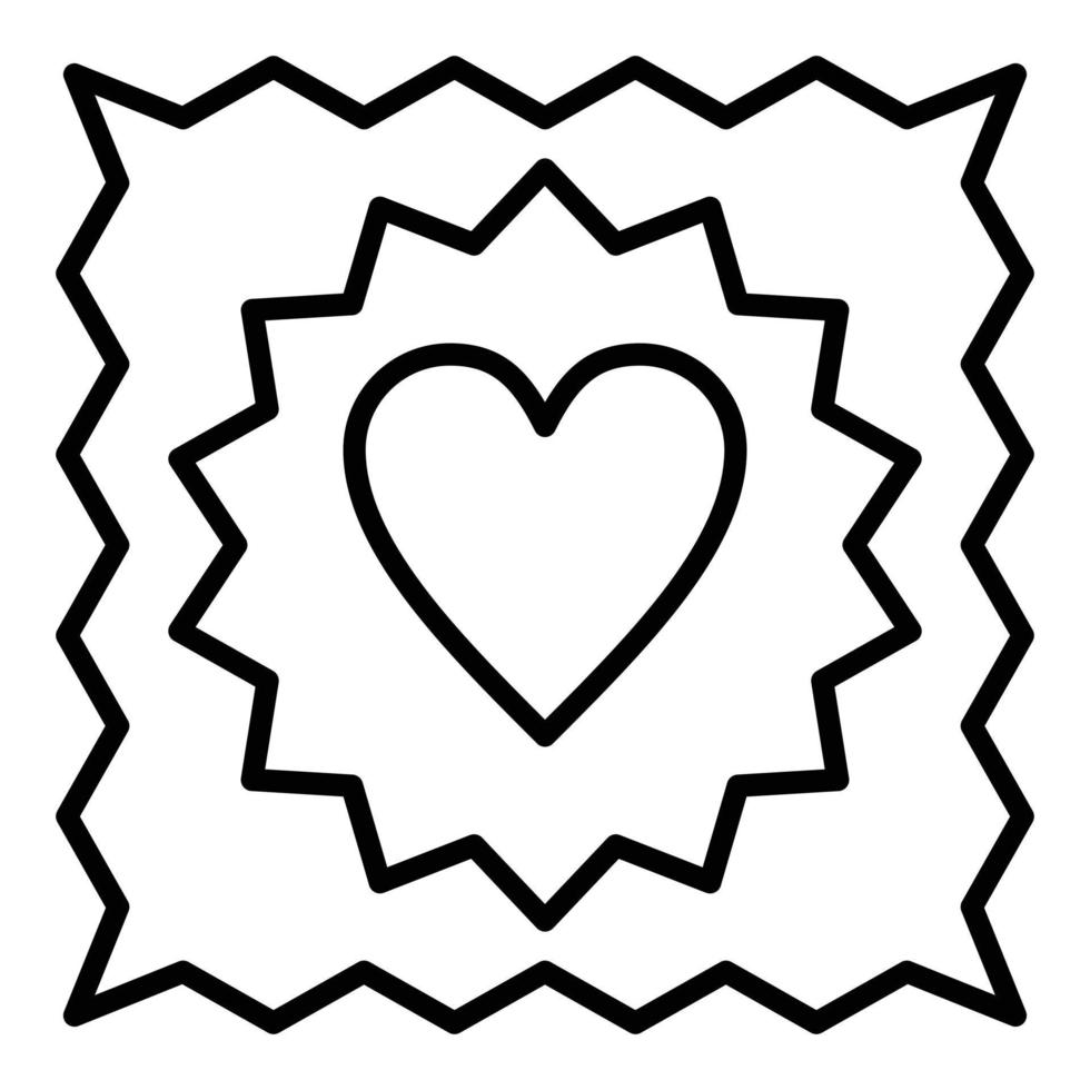 Charity Stamp Icon Style vector