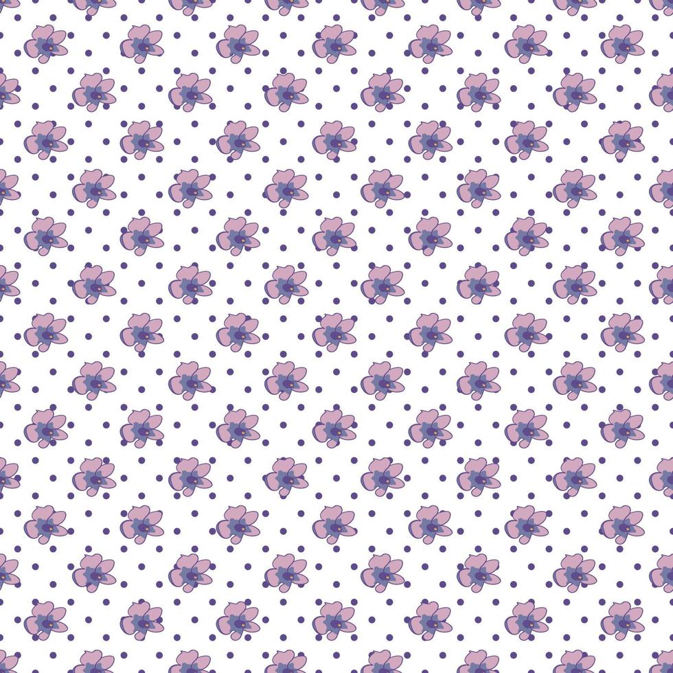 Modern watercolor style seamless pattern with lavender, texture background. Botanical illustration. vector