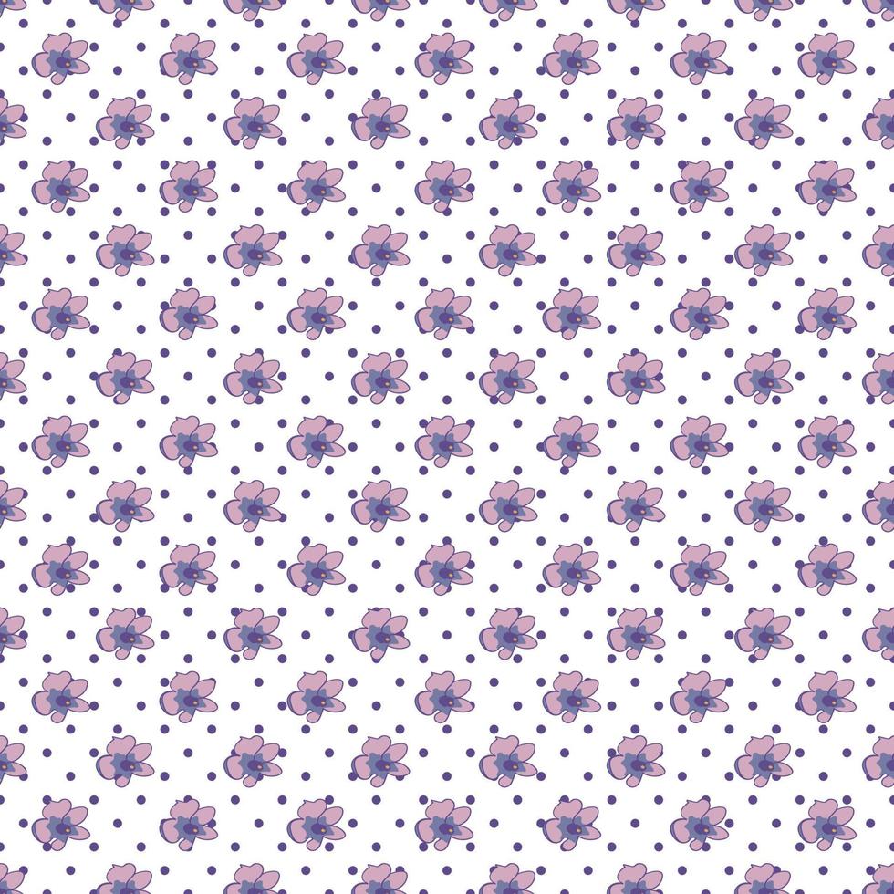 Modern watercolor style seamless pattern with lavender, texture background. Botanical illustration. vector