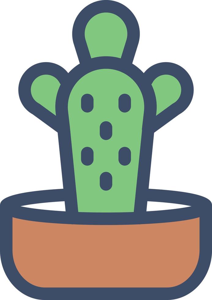 ilustración de vector de cactus en un fondo. símbolos de calidad premium. iconos vectoriales para concepto y diseño gráfico.