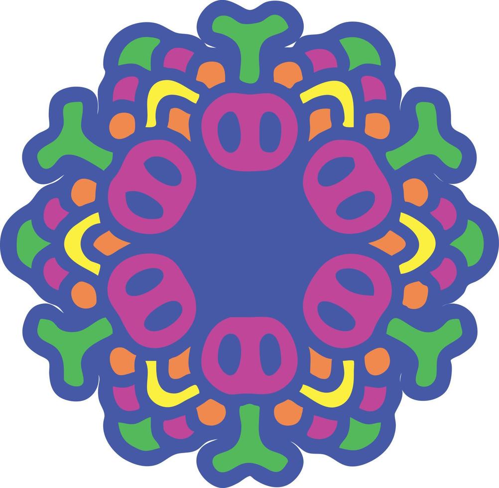 mandala abstracto para el fondo y otros vector