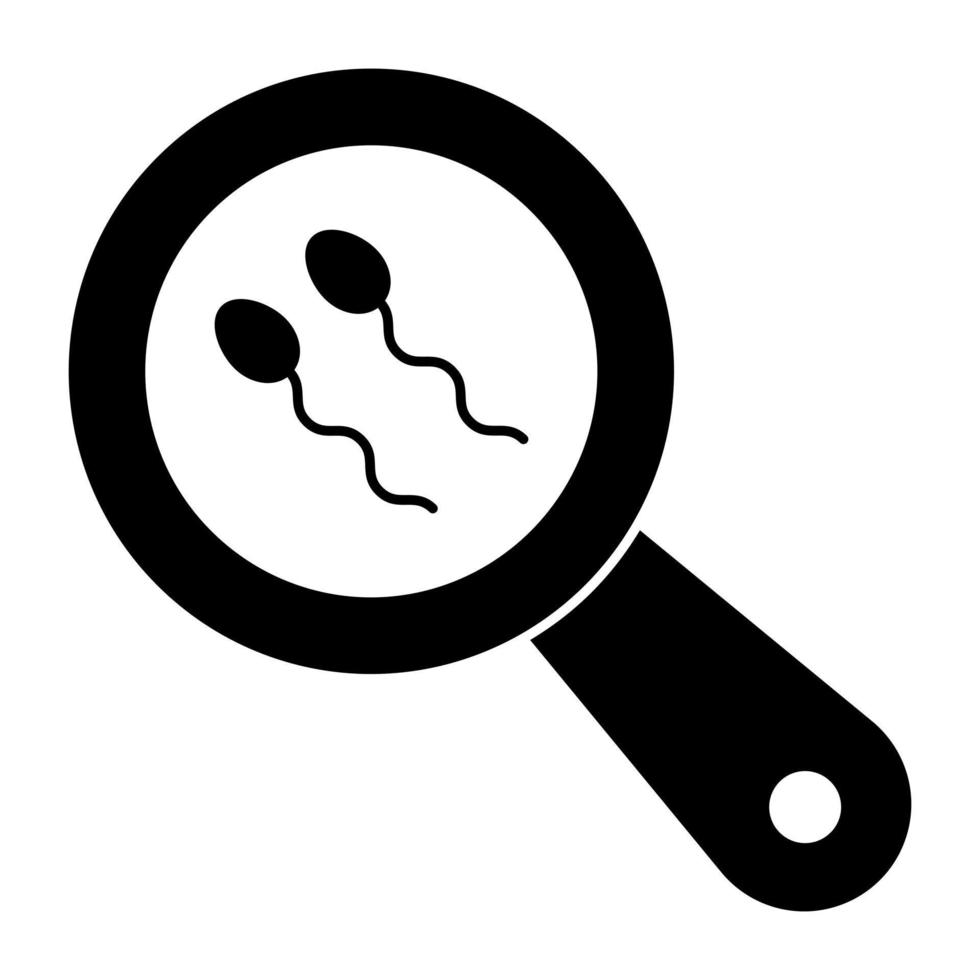 Premium download icon of search sperms vector