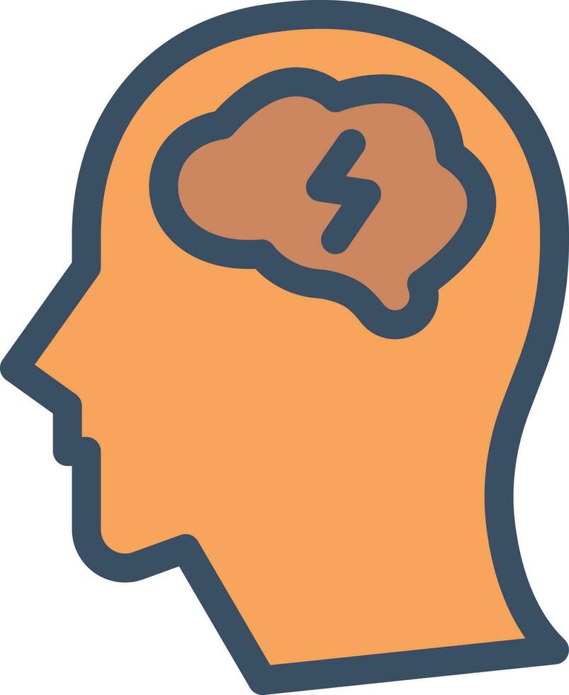 brain storm vector illustration on a background.Premium quality symbols.vector icons for concept and graphic design.