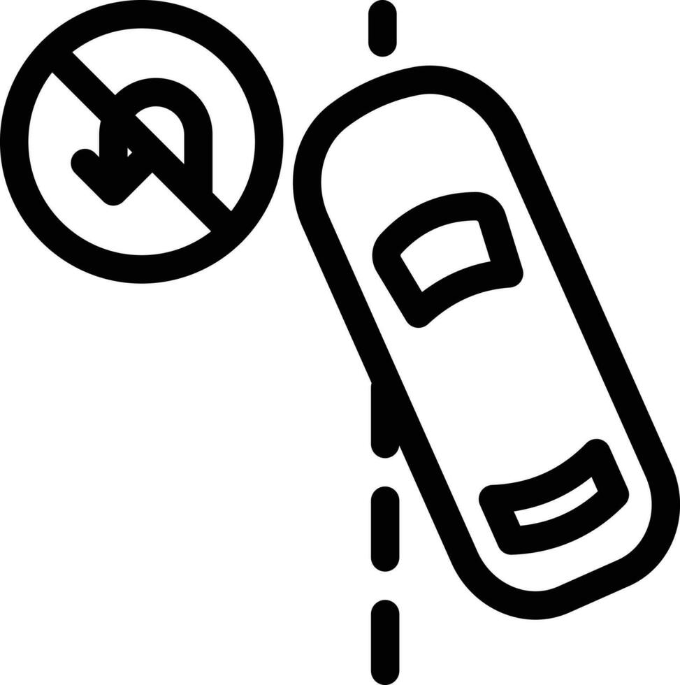 no parking vector illustration on a background.Premium quality symbols.vector icons for concept and graphic design.