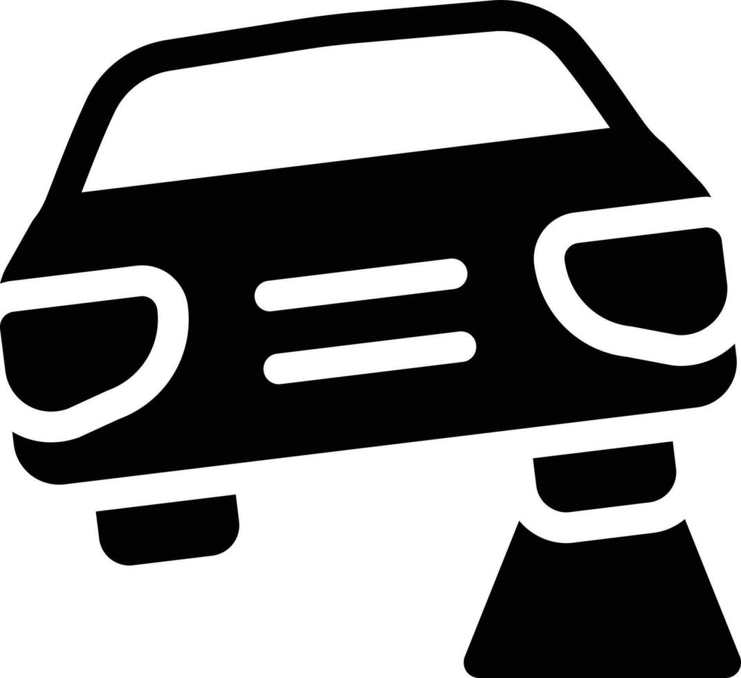 ilustración de vector de sendero de coche en un fondo. símbolos de calidad premium. iconos vectoriales para concepto y diseño gráfico.