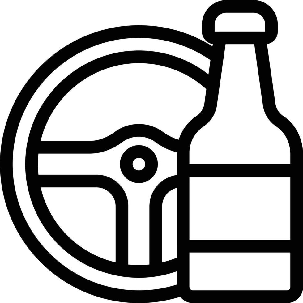 drink drive vector illustration on a background.Premium quality symbols.vector icons for concept and graphic design.