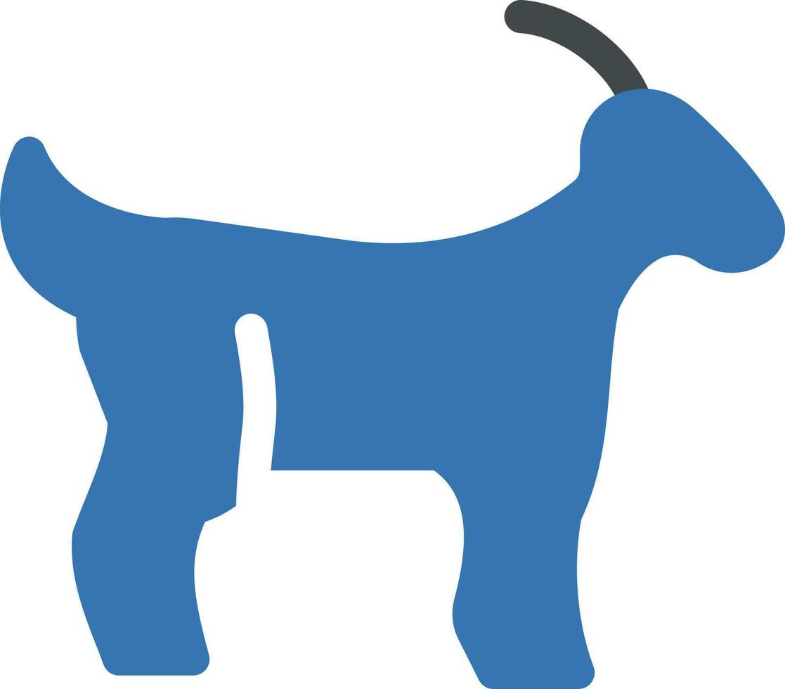 goat vector illustration on a background.Premium quality symbols.vector icons for concept and graphic design.