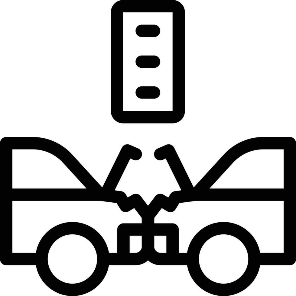 crash vector illustration on a background.Premium quality symbols.vector icons for concept and graphic design.