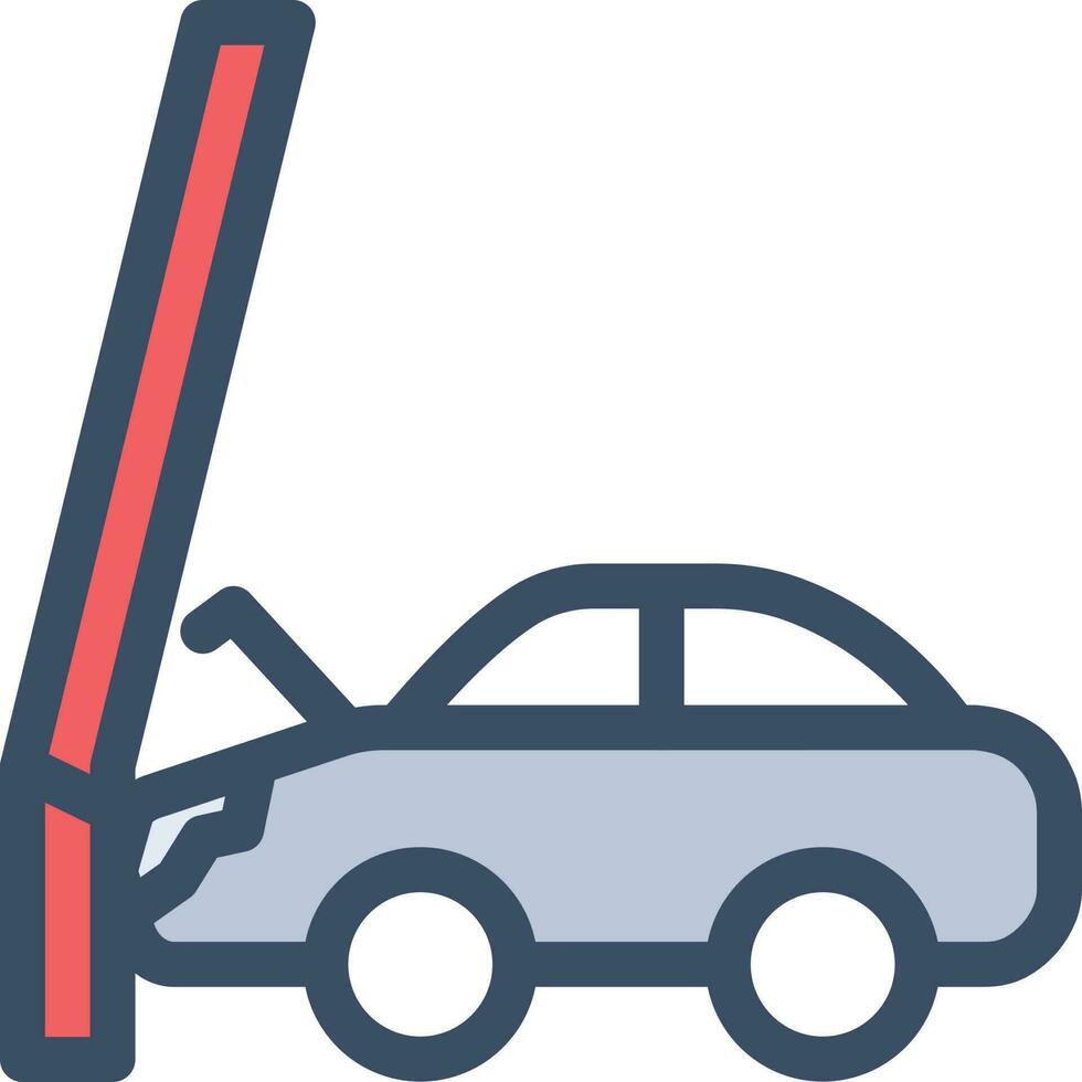 accident vector illustration on a background.Premium quality symbols.vector icons for concept and graphic design.