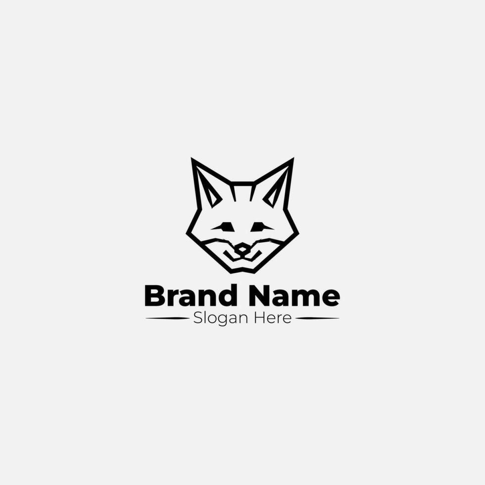 Fox creative logo vector. Fox icon, Fox Modern Logo Simple Logo vector