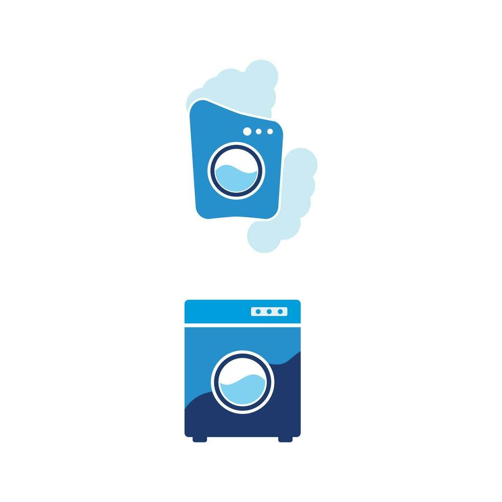 Laundry vector icon design