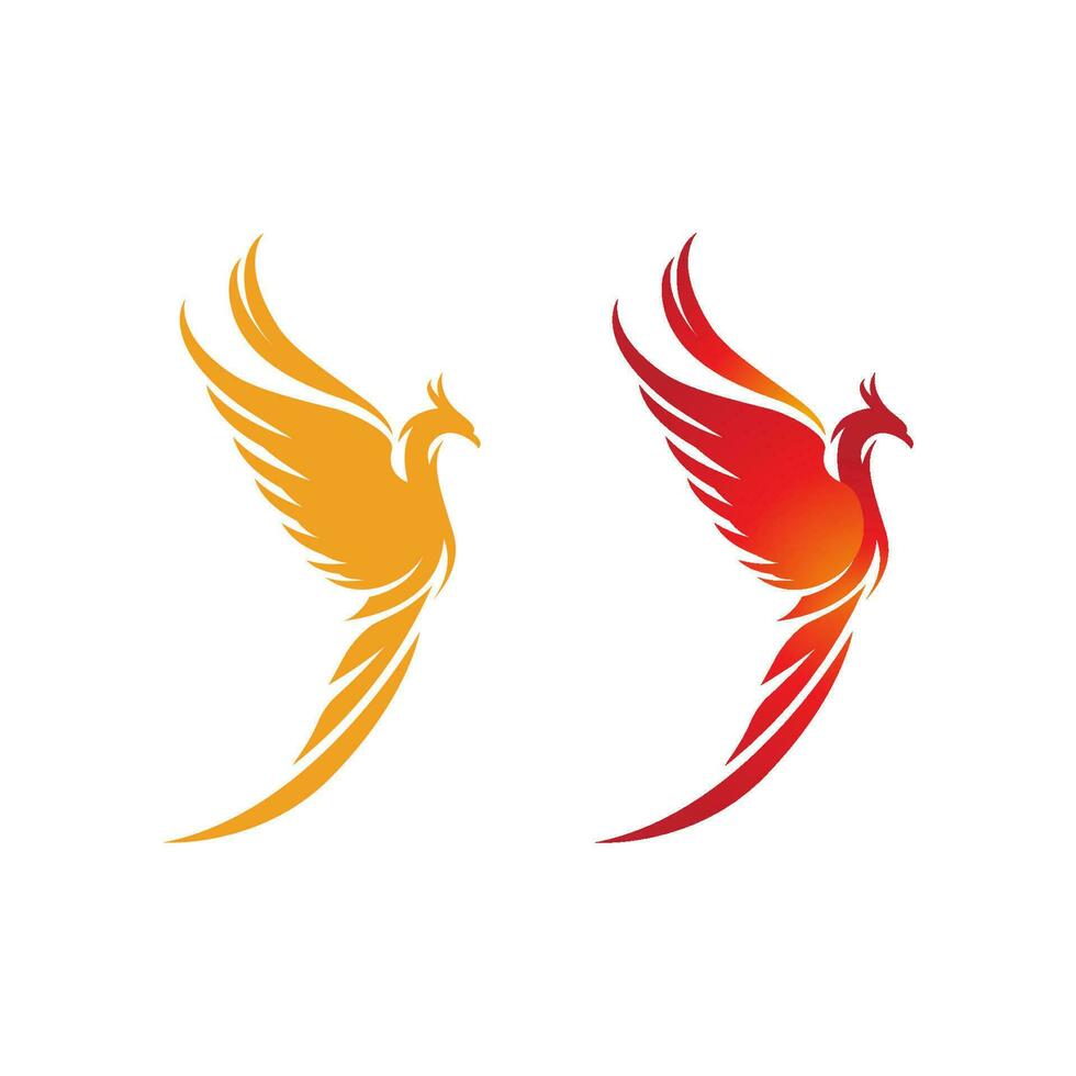 Phoenix vector icon illustration