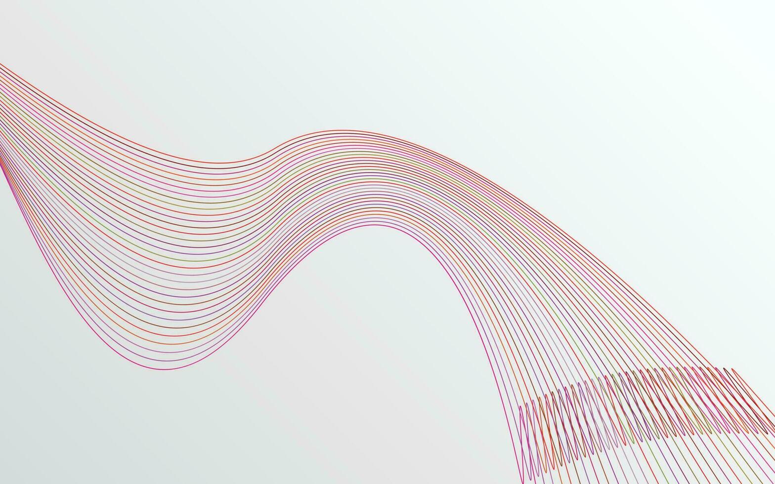 Creative line art. Vector illustration EPS 10. Design elements created using the Blend Tool
