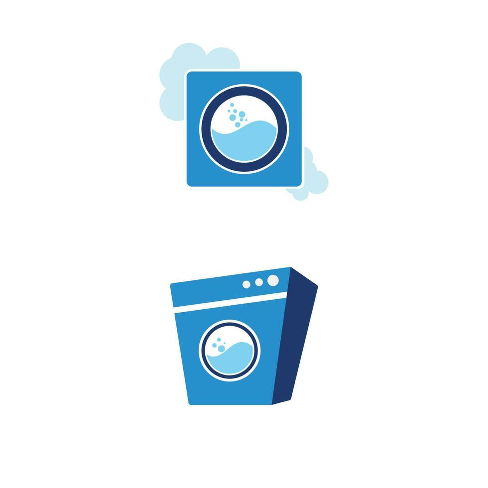 Laundry vector icon design