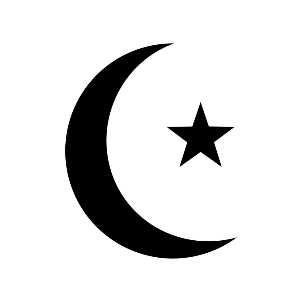 islamic icon symbol vector