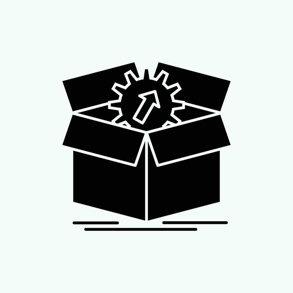 upload. performance. productivity. progress. work Glyph Icon. Vector isolated illustration