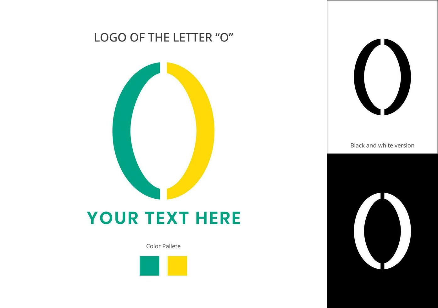 Simple Logo of the Letter O vector