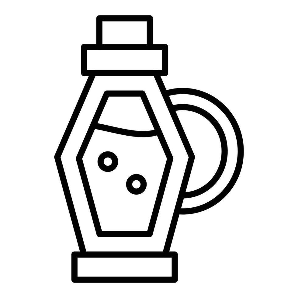 estilo de icono de elixir vector