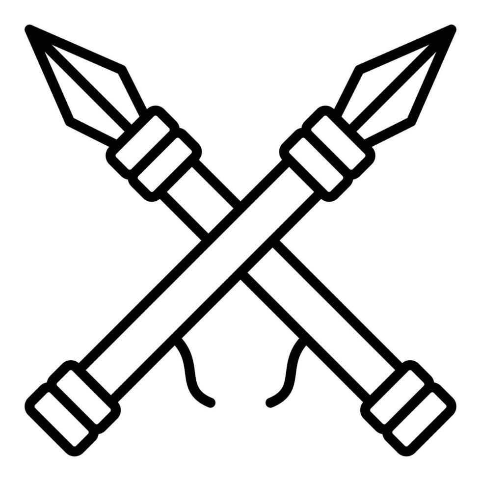 Lance Icon Style vector