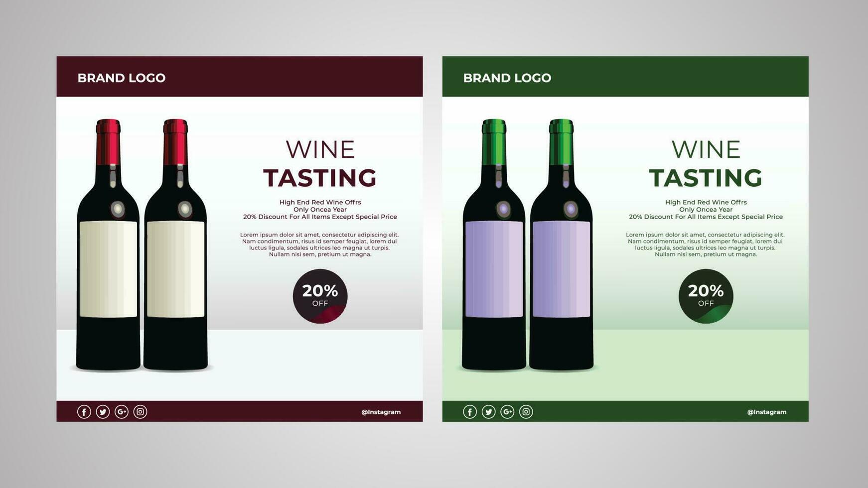Wine tasting poster design vector