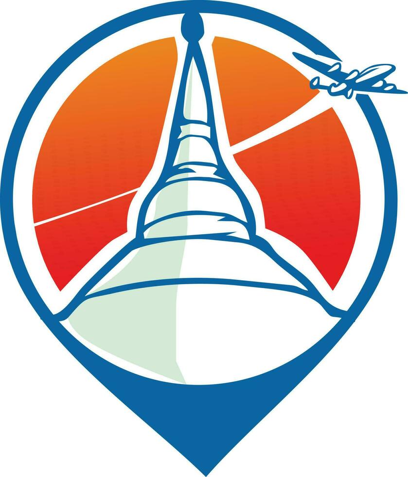 Vector Logo illustration asean travel agency flat design