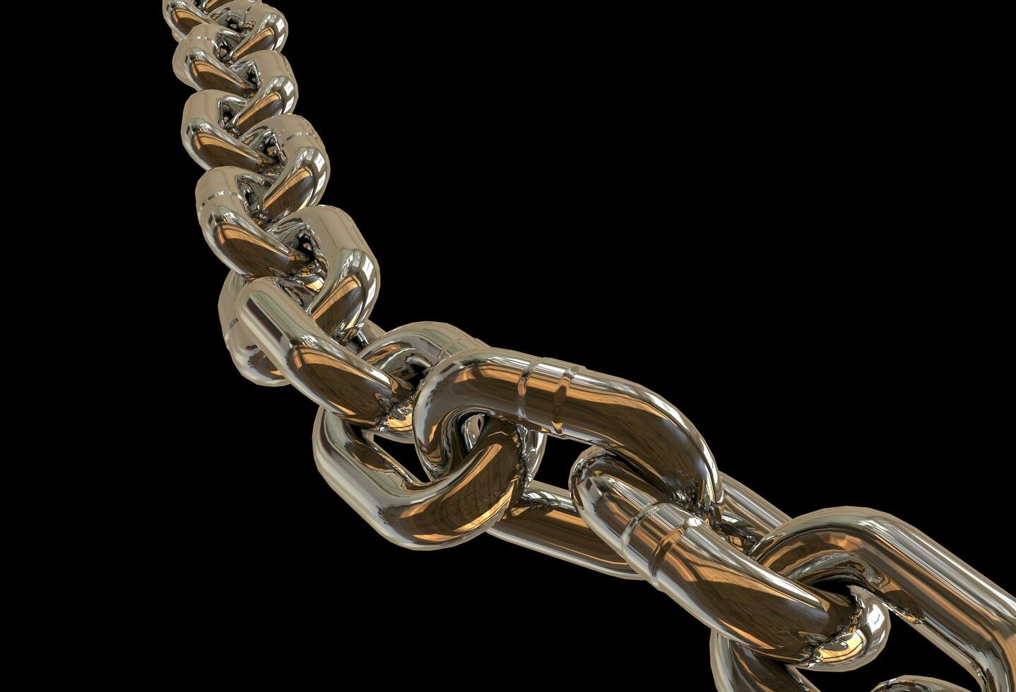 3d render realistic chain photo