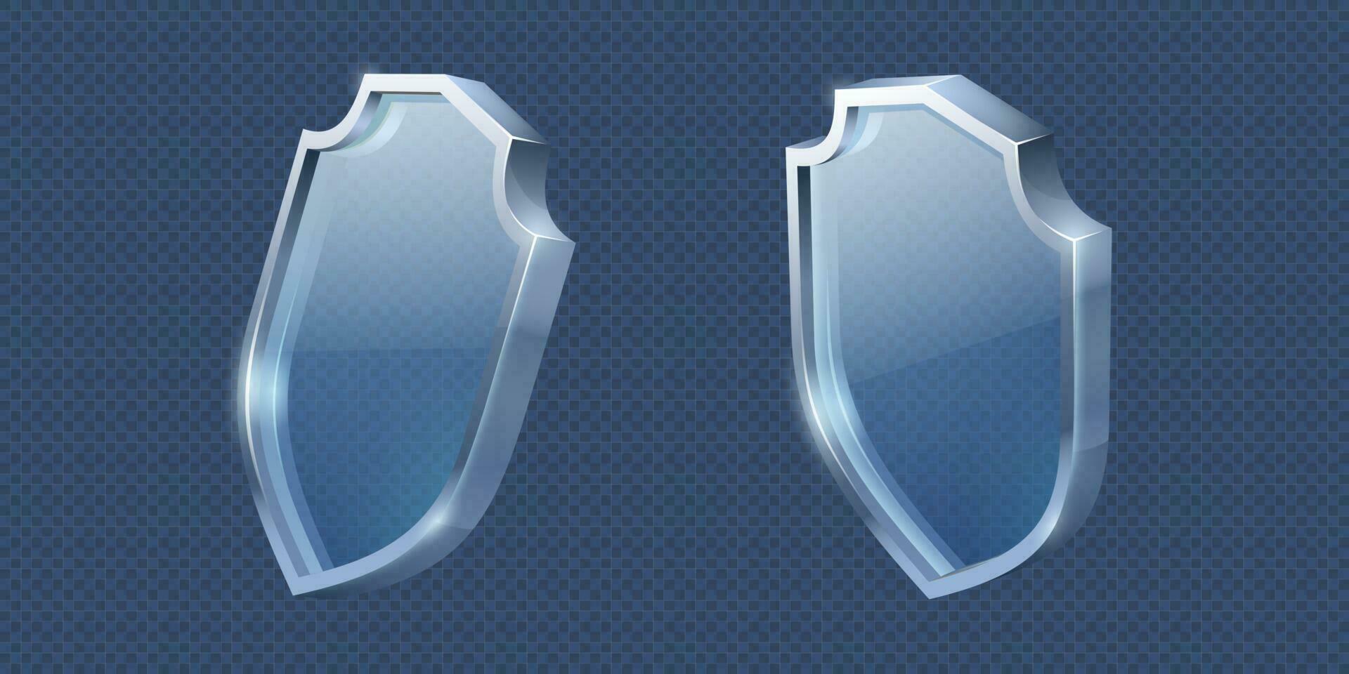 protectores de vidrio, paneles de pantalla acrílicos transparentes vector