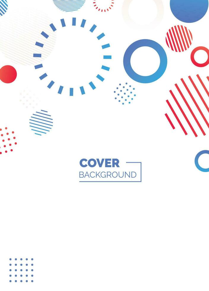 Covers templates set with bauhaus. memphis and hipster style graphic geometric elements. Applicable for placards. brochures. posters. covers and banners. Vector illustrations