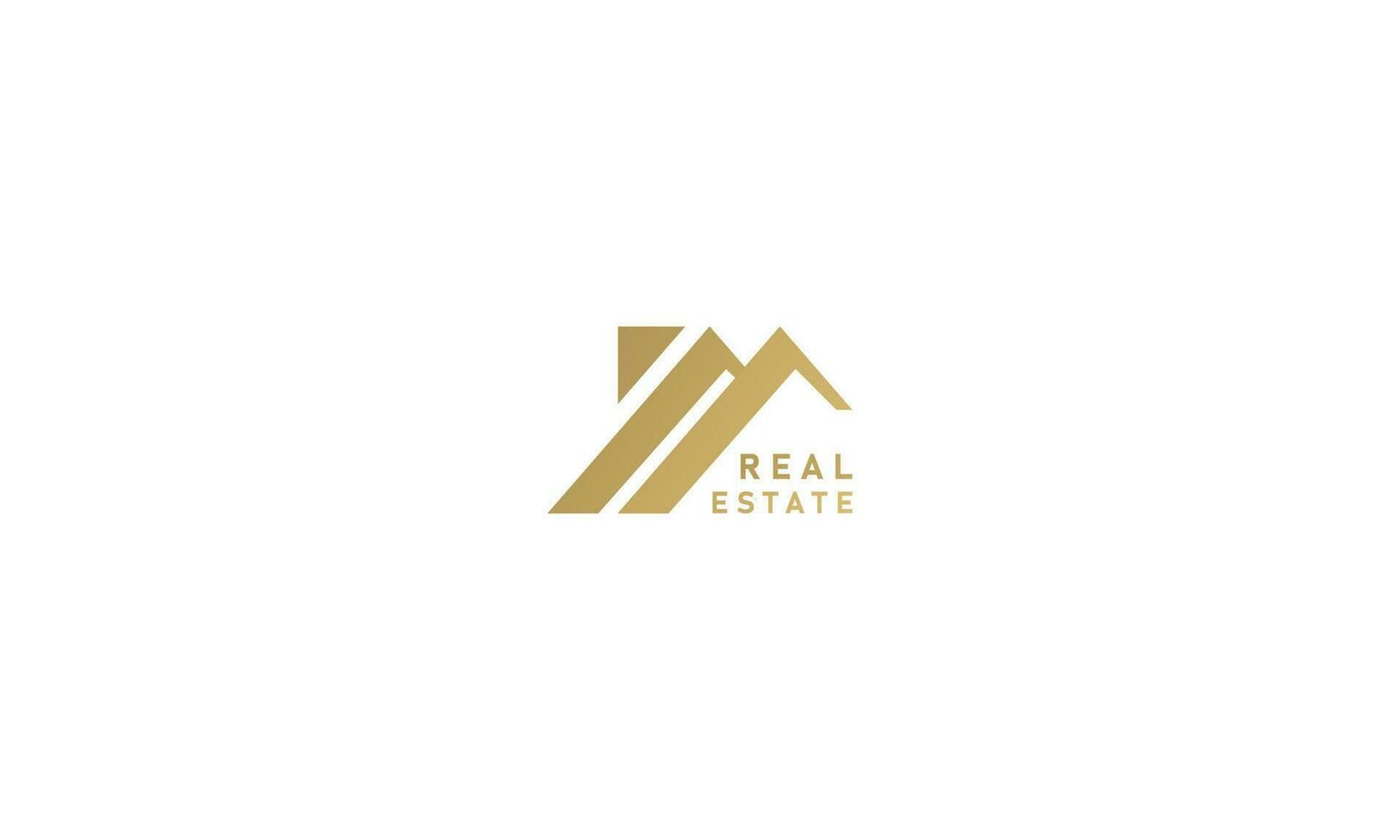 Real Estate Logo Design Template. Construction Architecture Building Symbol. Vector Illustration