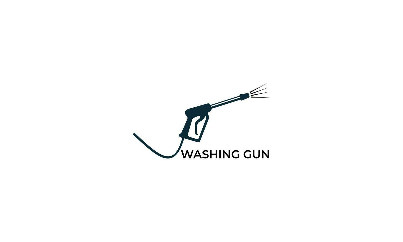 Pressure washing logo template. Cleaning vector design.